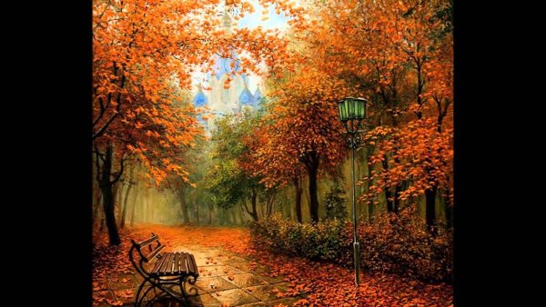 Федор Тютчев осенний вечер