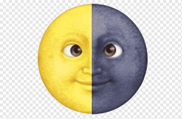 Луна насильница смайлик