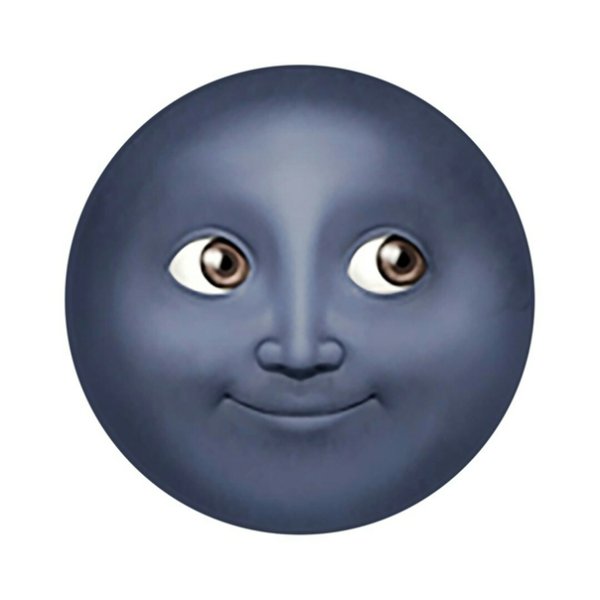 Луна насильница смайлик