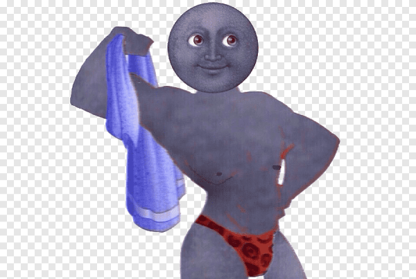 Луна насильница смайлик