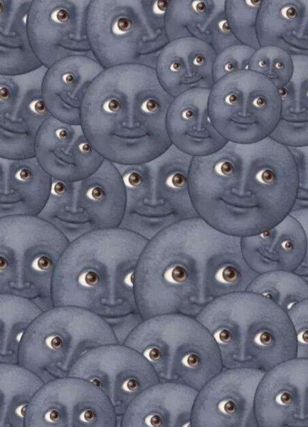 Луна смайлик ВК