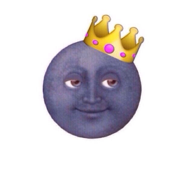 Луна смайлик