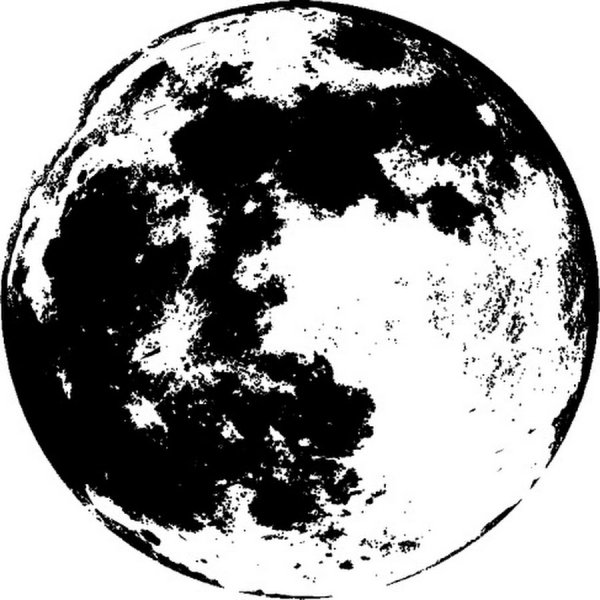 Полная Луна вектор