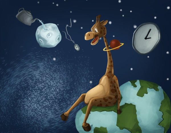 Жираф в скафандре