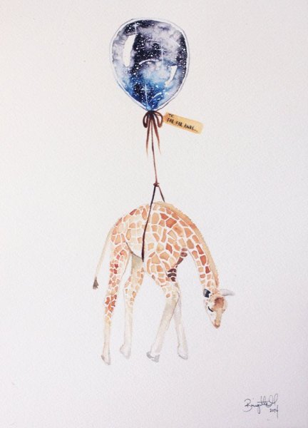 Акварельные животные от художника Brigitte May