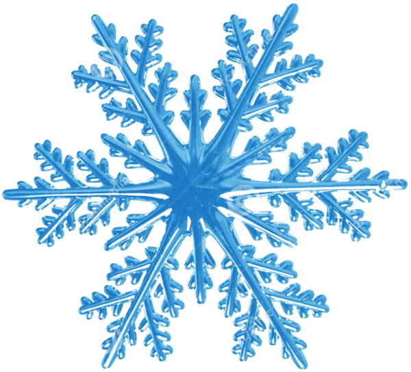 Снежинки без фона
