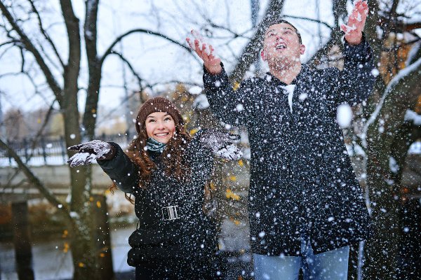 Радуемся первому снегу