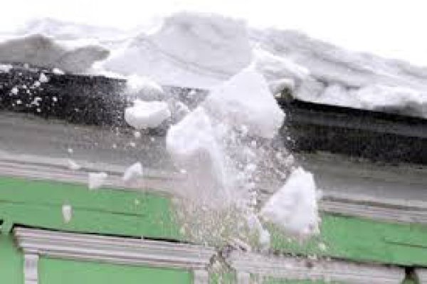 Схождение снега с крыши