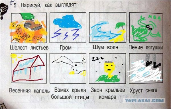 Нарисуй как выглядит Шелест листьев