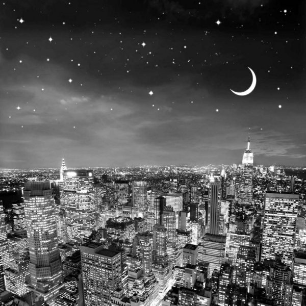 Ночное небо над городом