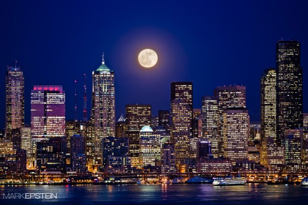 Над ночным городом