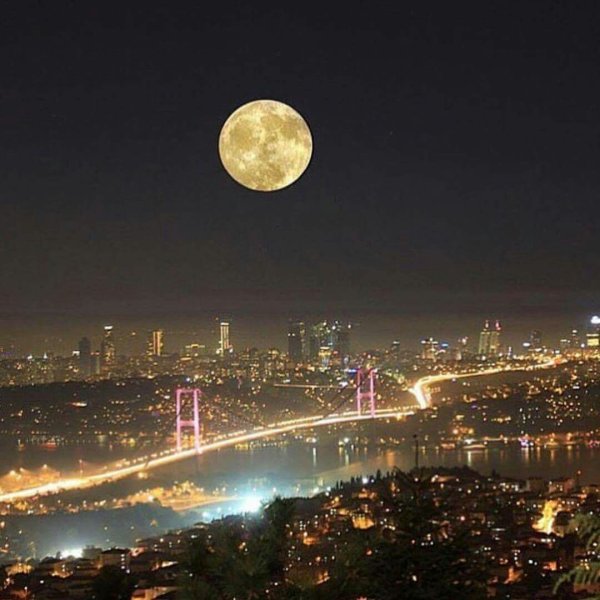 Ночной Стамбул Турция