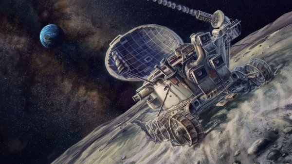 Луноход СССР на Луне