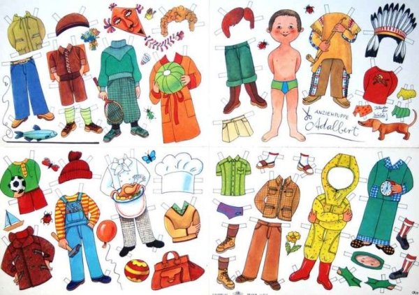 Одень куклу по сезону