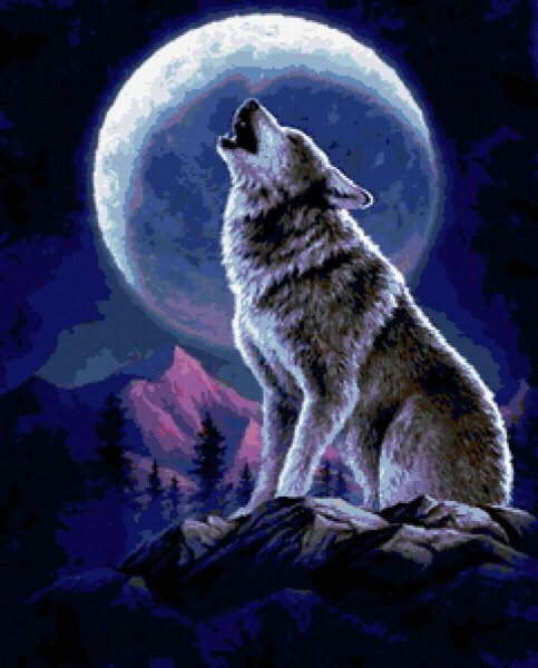 Волк и Луна