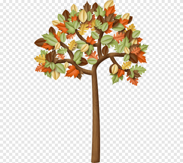 Сказочное осеннее дерево