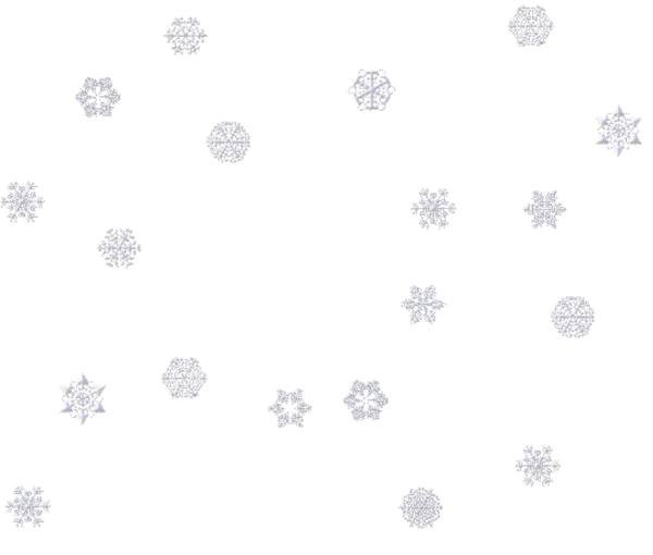 Снежинки падают