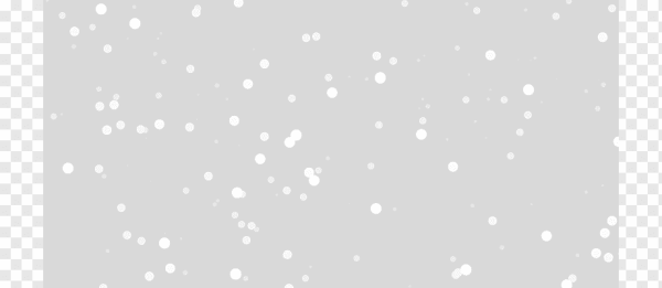 Хлопья снега без фона