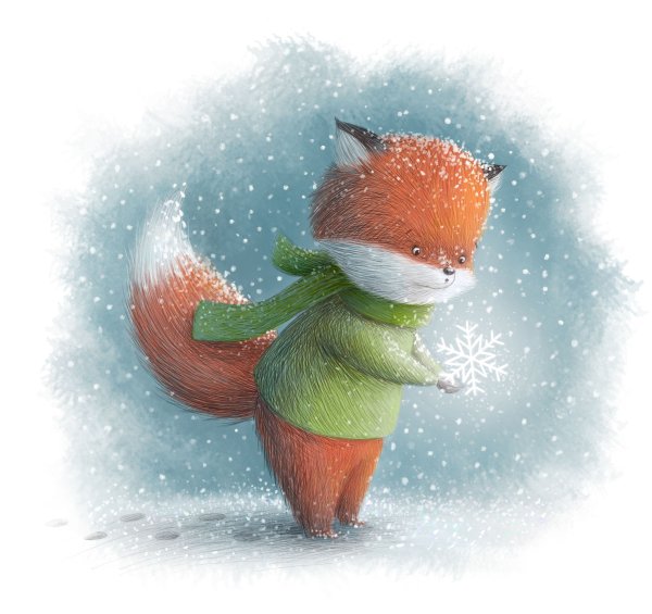 Новогодняя лиса