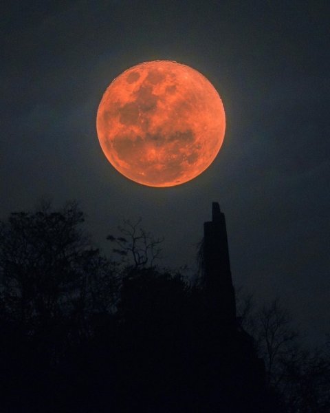 Лунное затмение Кровавая Луна