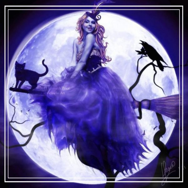 Полнолуние и ведьма