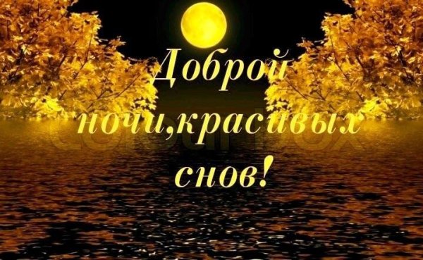 Спокойной ночи осень