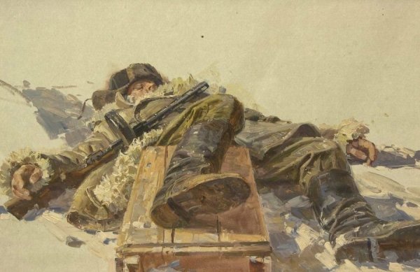 Картины Мальцев Петр Сталинградская битва