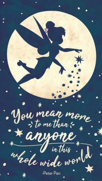 Фея на Луне силуэт