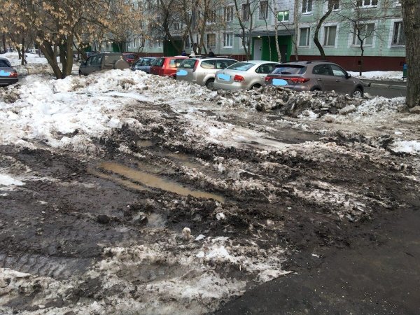 Москва грязь и слякоть в Москве