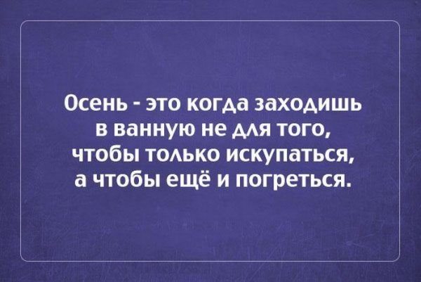 Смешные афоризмы про осень
