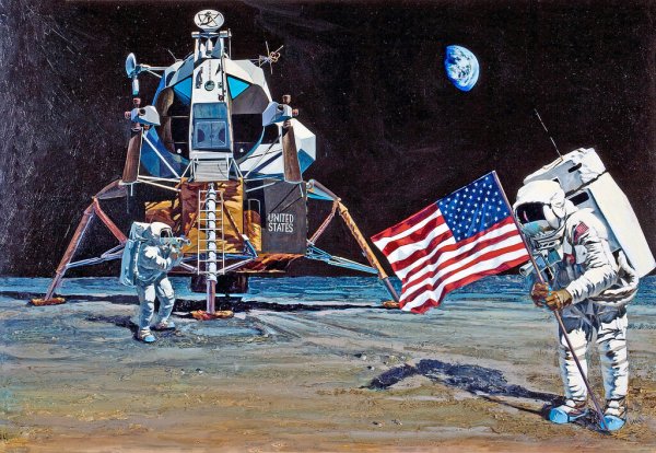 США на Луне юмор