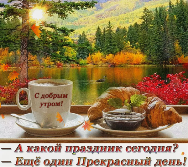 Доброе утро прекрасного дня