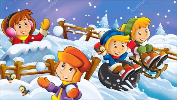 Зимние детские игры