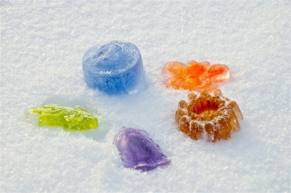 Цветной лед
