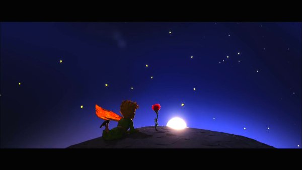 Маленький принц и роза