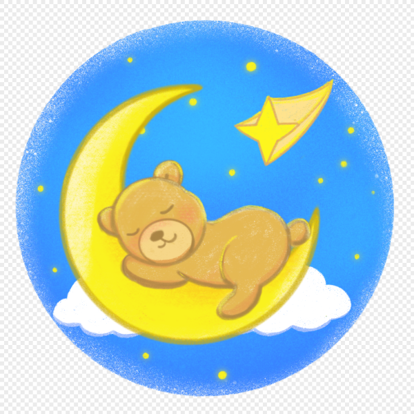 Мишка на Луне