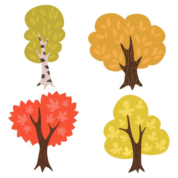 Осеннее дерево для детей