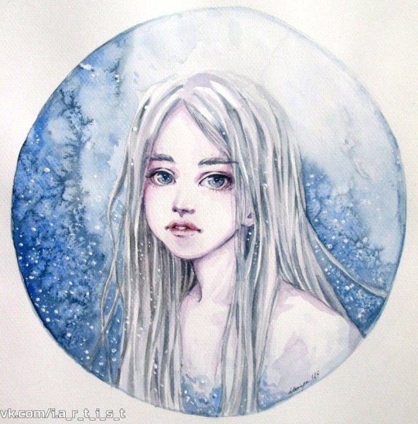 Нарисовать девочку на Луне