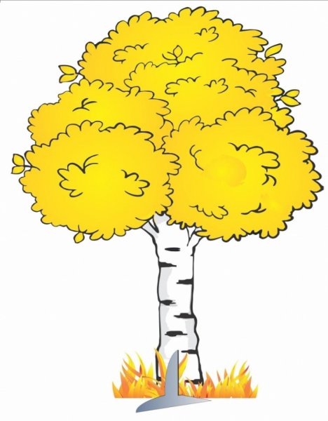 Осеннее дерево для детей