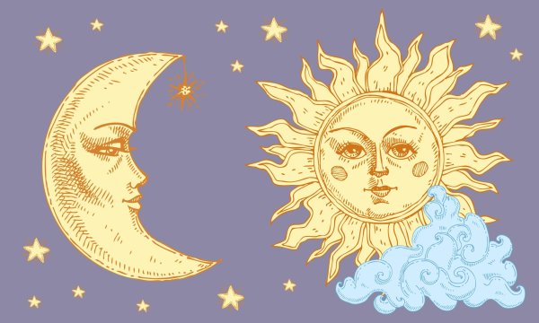 Солнце и месяц