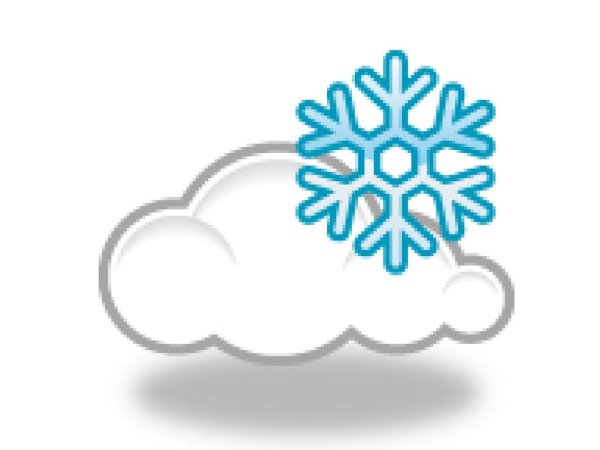 Значок небольшой снег