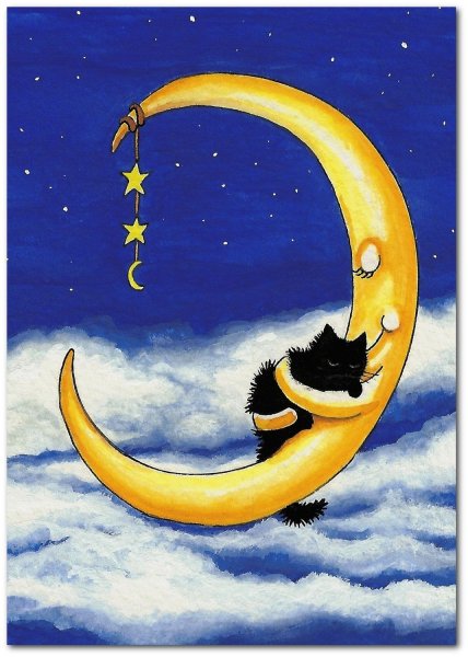 Месяц рисунок