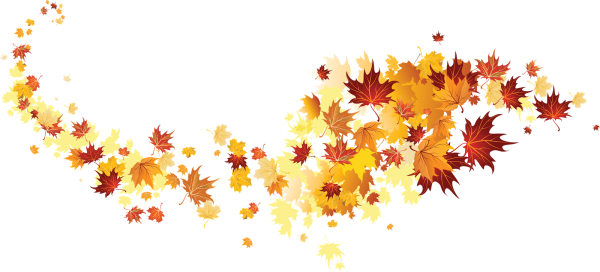 Клипарт осенние листья на прозрачном фоне