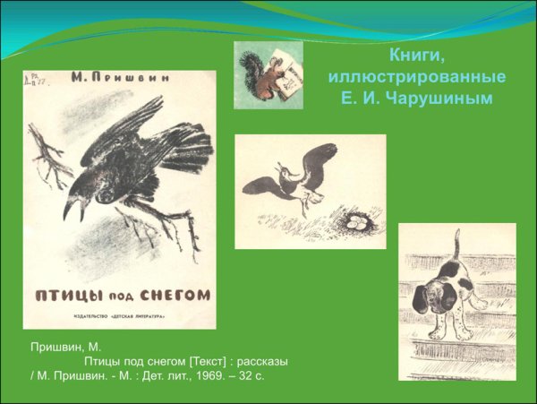 Евгений Чарушин иллюстрации книг Пришвина