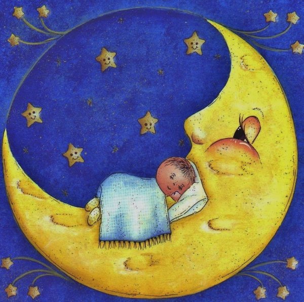 Луна спит