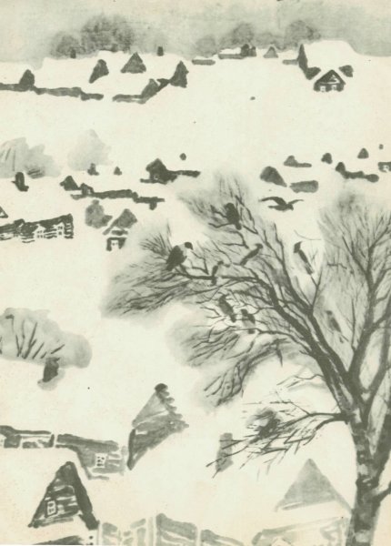 Первый снег Бунин рисунок