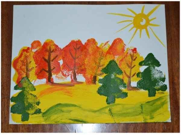 Пейзаж для детей дошкольного возраста