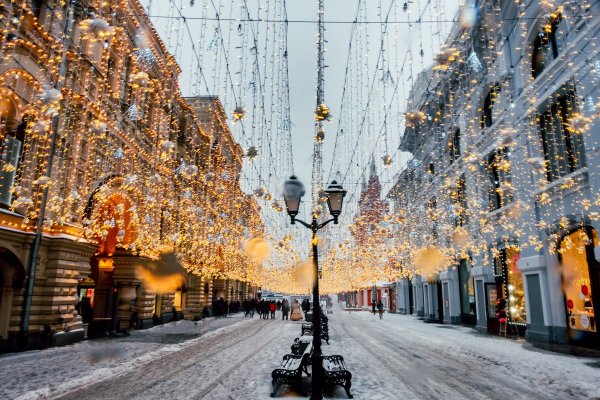 Улицы Москвы зимой