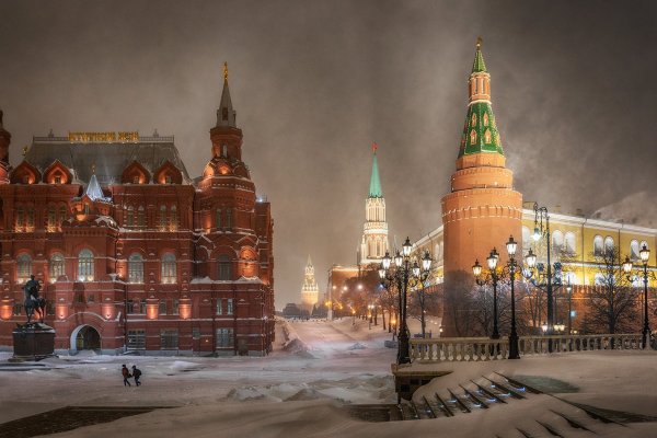 Красная площадь зимой