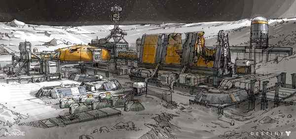 База на Луне арт